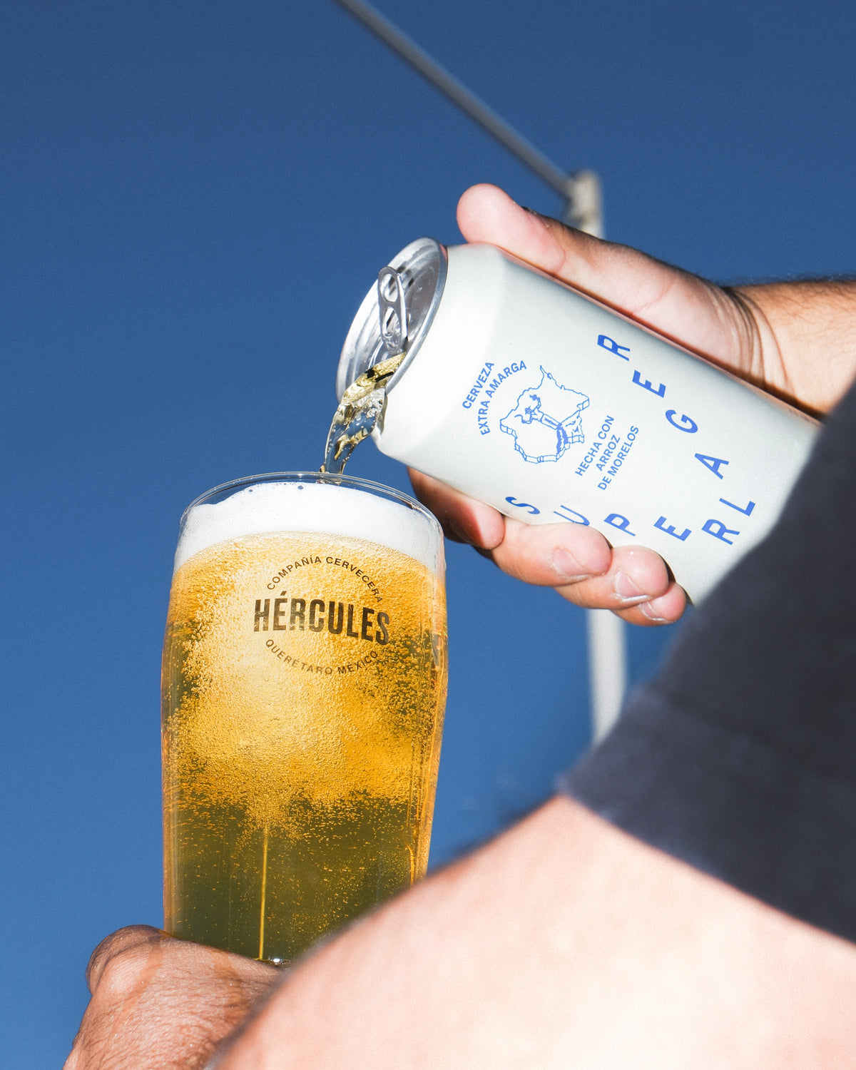 Playera - Superlager - Color Gris