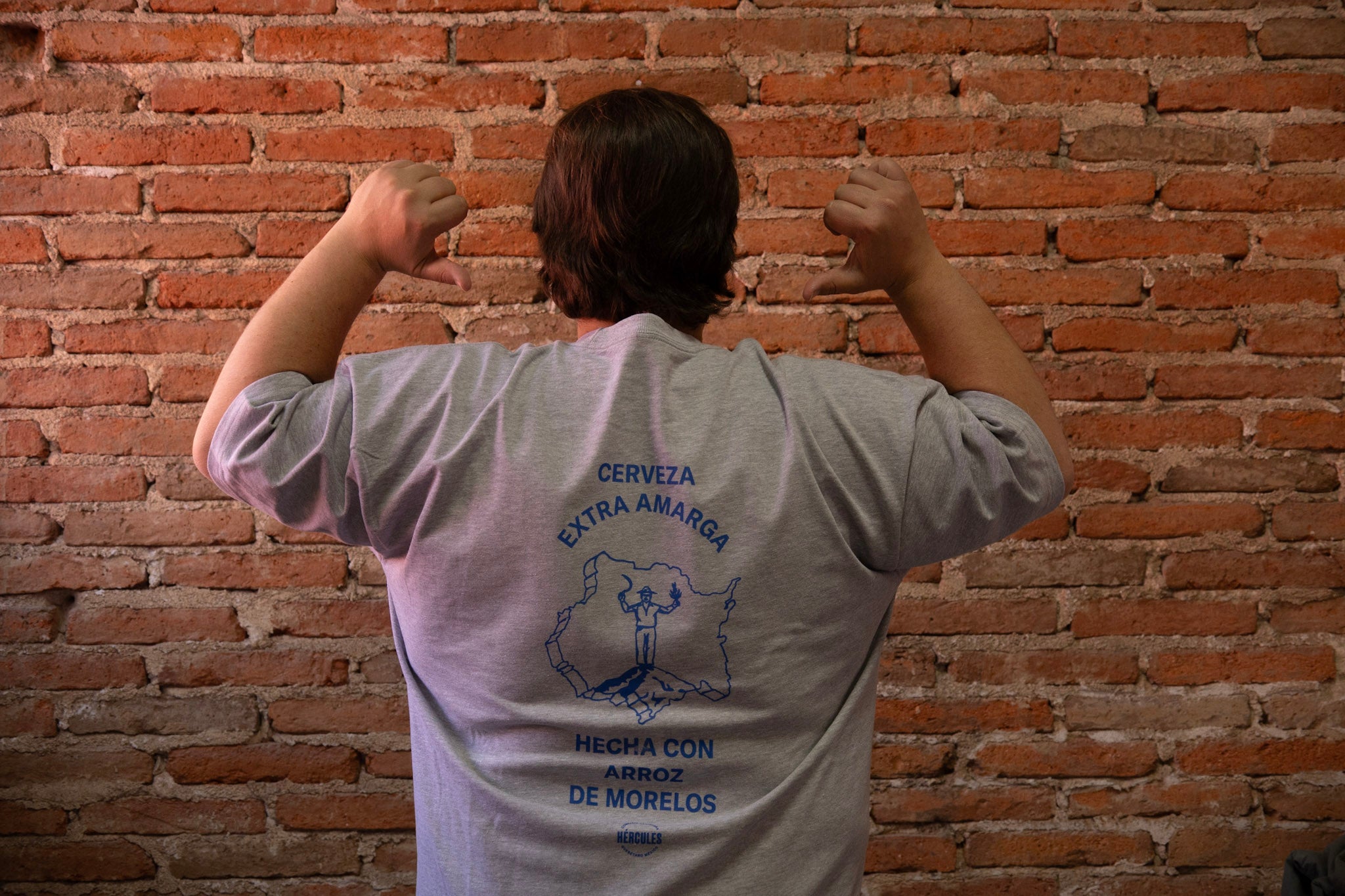 Playera - Superlager - Gris