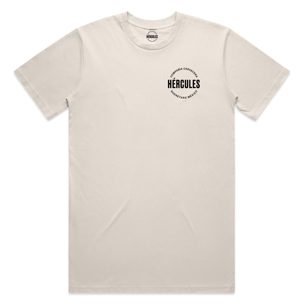 Playera - Logo Hércules - Hueso