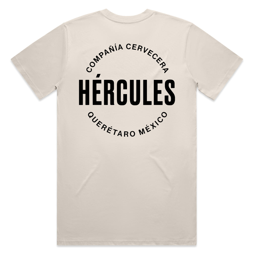 Playera - Logo Hércules - Hueso