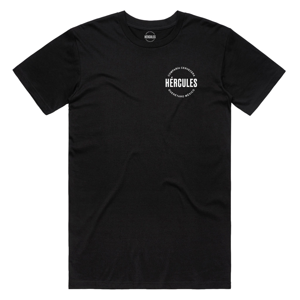 Playera - Logo Hércules - Negra