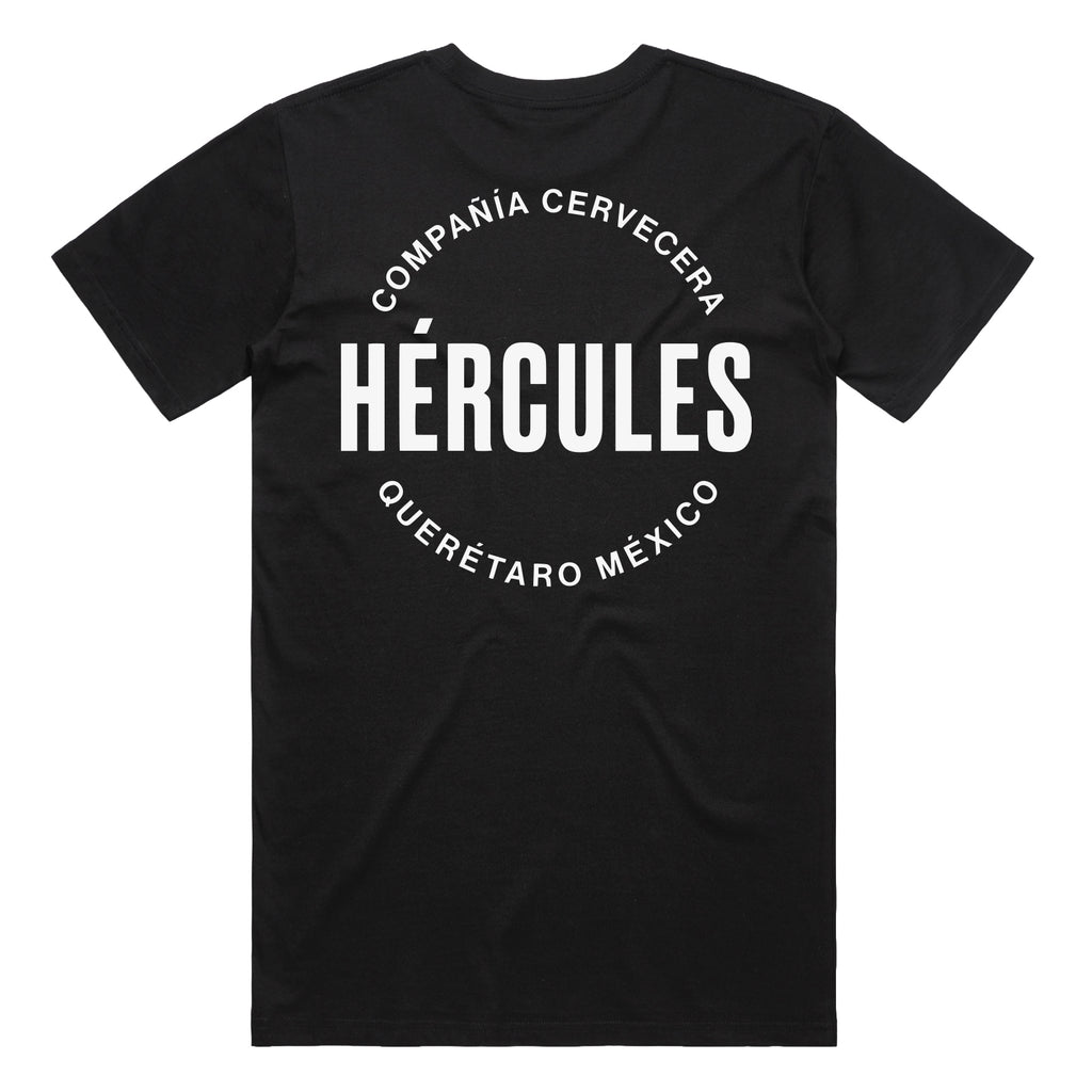 Playera - Logo Hércules - Negra